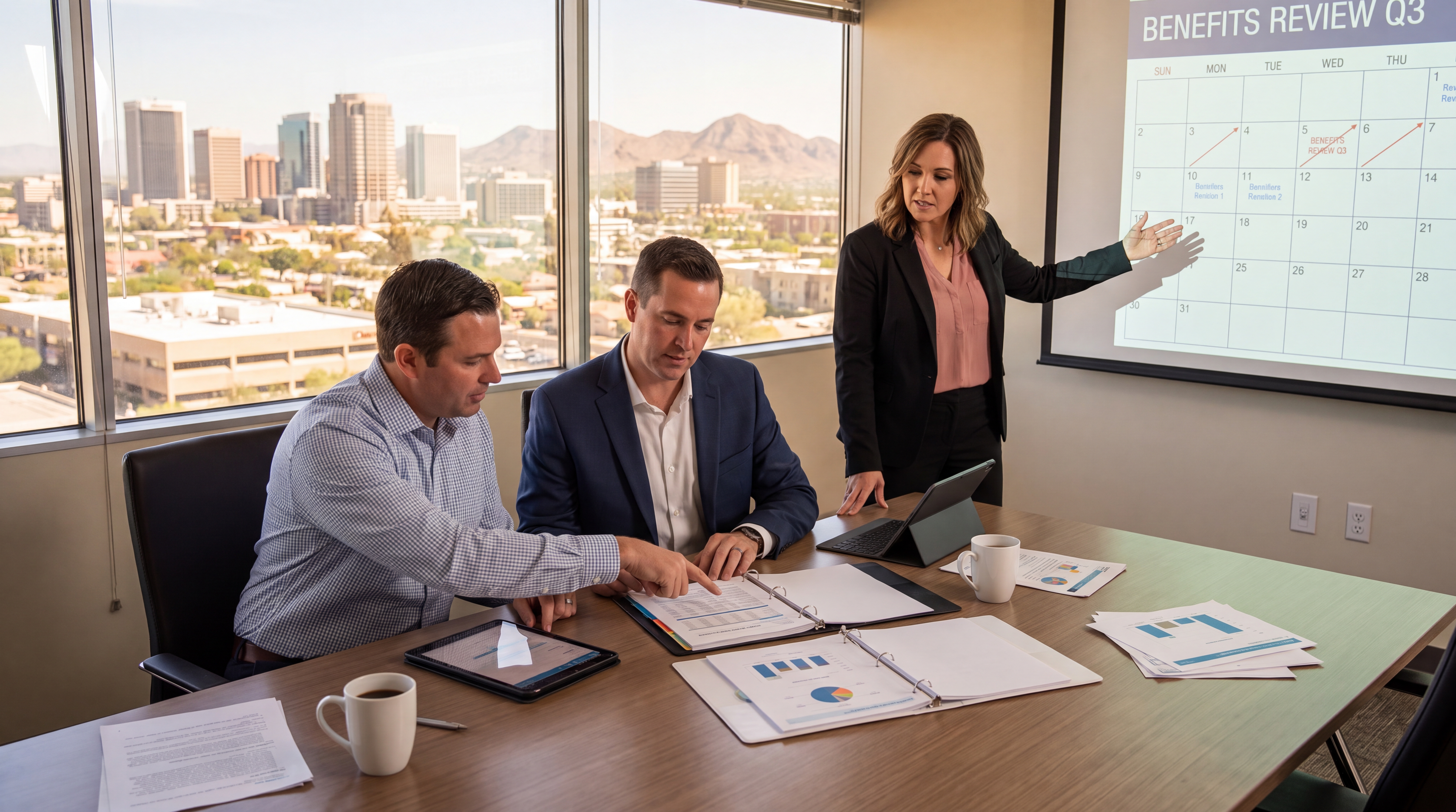 Phoenix employers reviewing employee benefits package for recruitment and retention